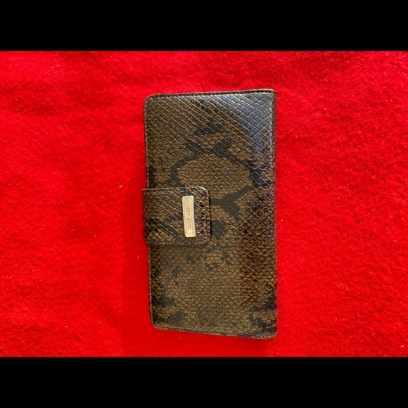 Nine West python design style wallet - Picture 3 of 9